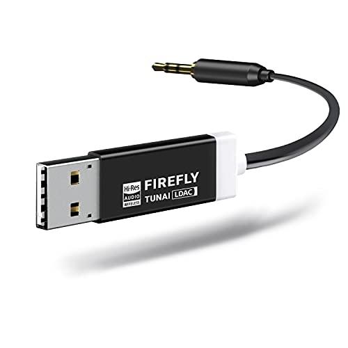 TUNAI Firefly LDAC Bluetoothレシーバー： 超小型 ハイレゾ USB DA...