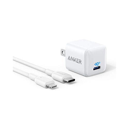 Anker PowerPort III Nano 20W with USB-C &amp; ライトニング ケ...