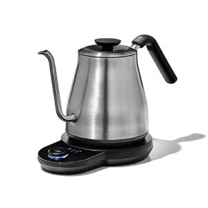 OXO 電気ケトル コーヒードリップ 温度調整 保温機能 タイマー付き 1.0