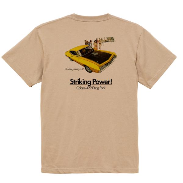 アドバタイジング Ｔシャツ ライトベージュ S/M/L/XLより フォードマスタング サンダーバード...