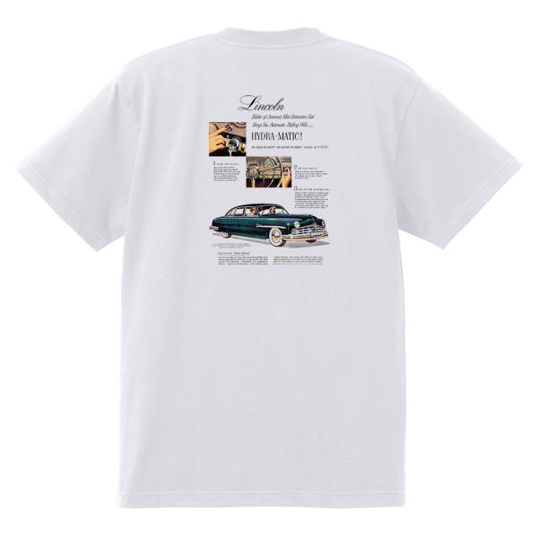 アドバタイジング リンカーン 白 Ｔシャツ 1951 1950 1949 コスモポリタン リドー レ...