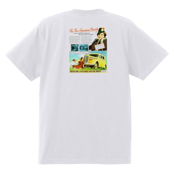 アドバタイジング ダッジ 白 Ｔシャツ 1939 1938 1937 1936 1935 トラック ...