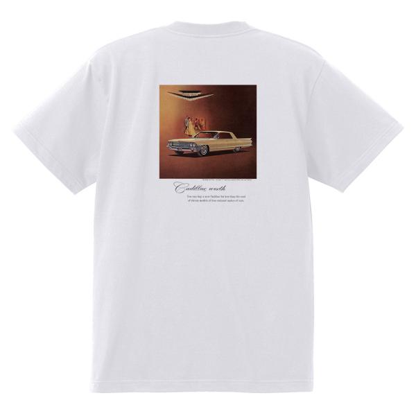 アドバタイジング キャデラック Ｔシャツ 白 1962 オールディーズ ロックンロール 1950’s...