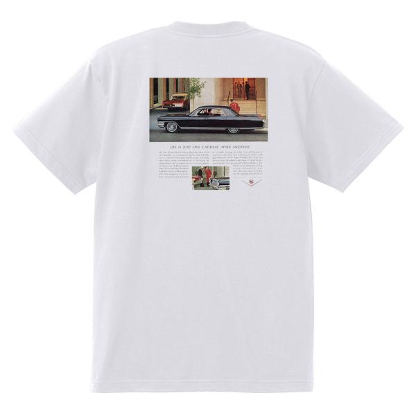 アドバタイジング キャデラック Ｔシャツ 白 1964 オールディーズ ロックンロール 1950’s...