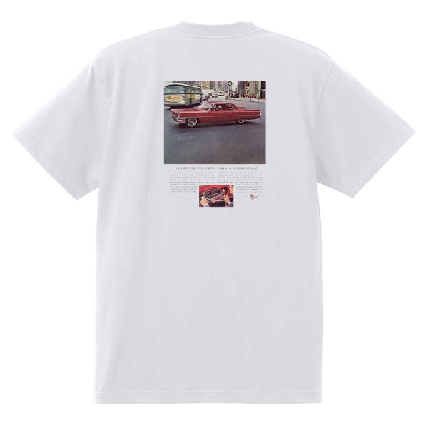 アドバタイジング キャデラック Ｔシャツ 白 1964 オールディーズ ロックンロール 1950’s...