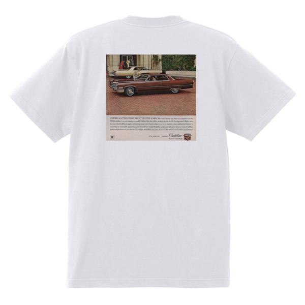 アドバタイジング キャデラック Ｔシャツ 白 1966 オールディーズ ロックンロール 1950’s...