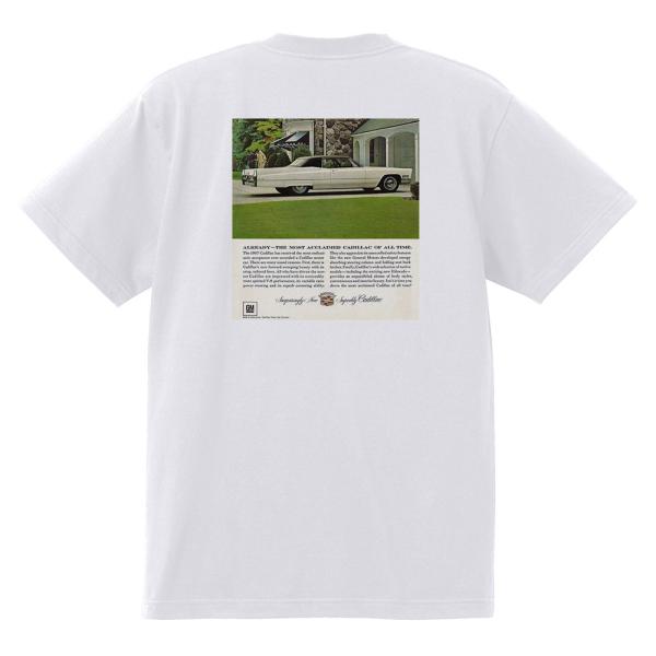 アドバタイジング キャデラック Ｔシャツ 白 1967 オールディーズ ロックンロール 1950’s...