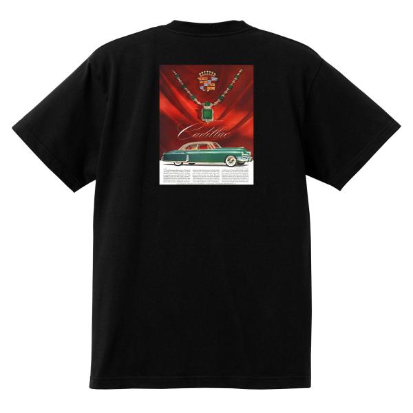 アドバタイジング キャデラックＴシャツ 1949 黒 094 オールディーズ ロックンロール 195...