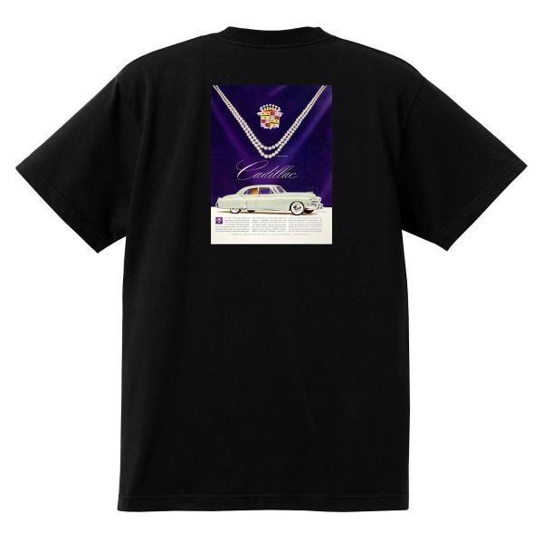アドバタイジング キャデラックＴシャツ 1949 黒 095 オールディーズ ロックンロール 195...