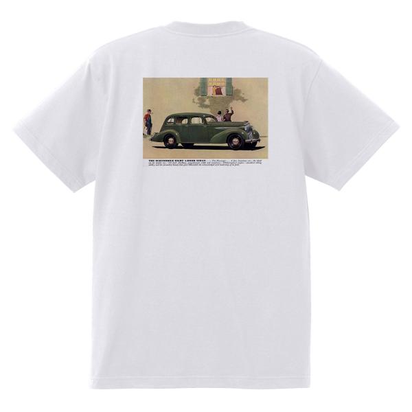 アドバタイジング オールズモビル 718 白 Ｔシャツ 黒地へ変更可 1935 ロケット アメ車 ア...