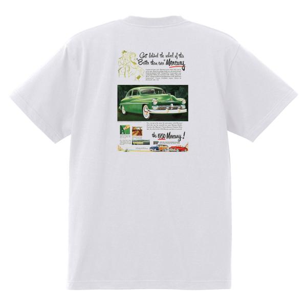 アドバタイジング Ｔシャツ 白 914 黒地へ変更可 マーキュリー 914 白 1950’s オール...