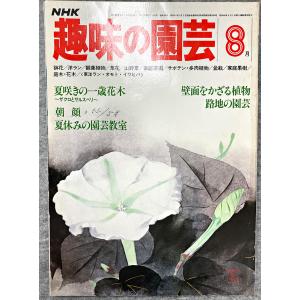 値下げ NHK 趣味の園芸 昭和55年 8月 夏咲きの一歳花木 朝顔 夏休みの園芸教室 壁面を飾る植物 路地の園芸