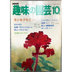 値下げ NHK 趣味の園芸 昭和59年 10月　キンモクセイ 球根 ホトトギス 盆栽 クンシラン