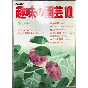 値下げ NHK 趣味の園芸 昭和58年 10月 キウイ シャコバサボテン 秋植え球根 テラリューム オモト 盆栽など
