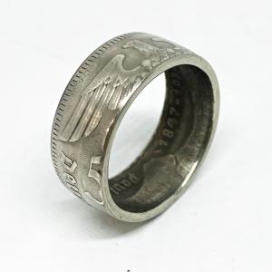 ドイツ 1936年 5マルク銀貨 レプリカ コインリング 18号 旧ドイツ軍