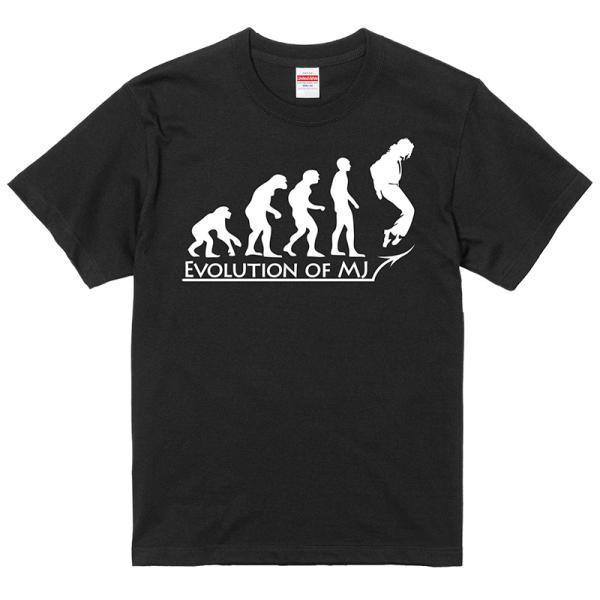 進化 EVOLUTION Ｔシャツ MJ マイケル ジャクソン 黒