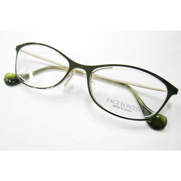 値下 FaceFonts フェイスフォント 正規品 FF352-05 眼鏡フレーム 軽量 チタン メ...