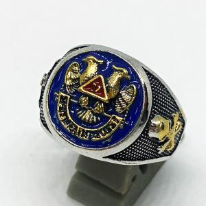 フリーメイソン メタルリング K 32階級 22号 カレッジ 秘密結社 G