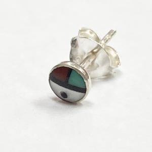 インディアンジュエリー サンフェイス キャッチピアス 1ペア ナバホ