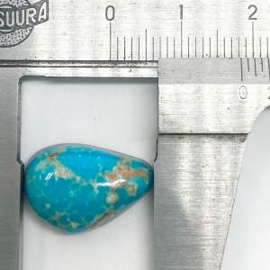 上質 キングマン ターコイズ カボション 17ct トルコ石 K8 ルース