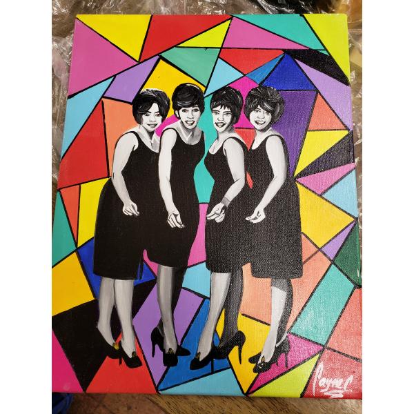 レインカラセド 絵画 本人肉筆 直筆 真作 ドゥーワップ [chiffons image] r&amp;b ...