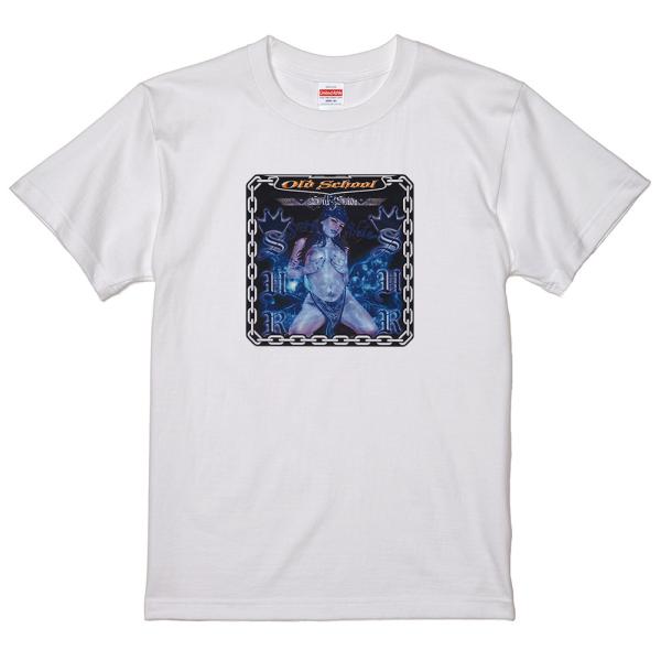 オールドスクール ローライダーTシャツ 白 MT14 HIPHOP メキシカン メキシコ チョロ チ...