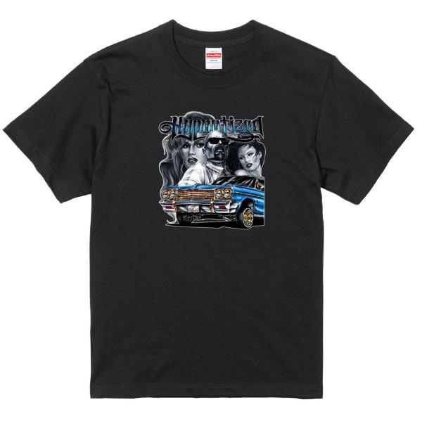 オールドスクール ローライダー Tシャツ 黒 MT35 HIPHOP 1964 インパラ ハイドロ ...