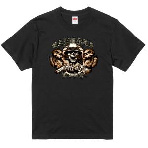 ローライダー HIPHOP系 Tシャツ 76 黒 ギャング インパラ 1961