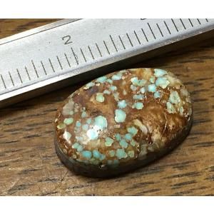 ナンバーエイト8 ターコイズ カボション 12.5ct (#8-47サ) ルース