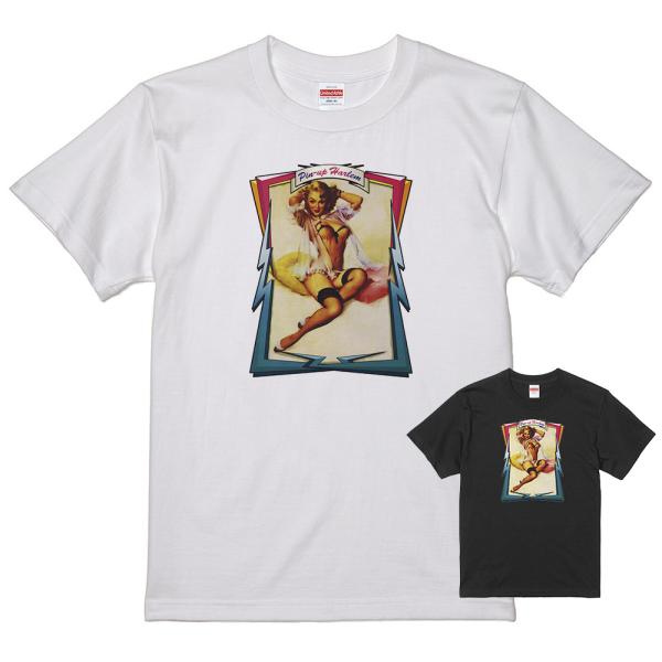 ピンナップガール Ｔシャツ 白 36  50's ヌード ロカビリービンテージ オールディーズ ドゥ...