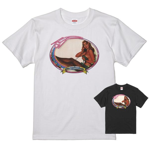 ピンナップガール Ｔシャツ 白 60  50's ヌード ロカビリービンテージ オールディーズ ドゥ...