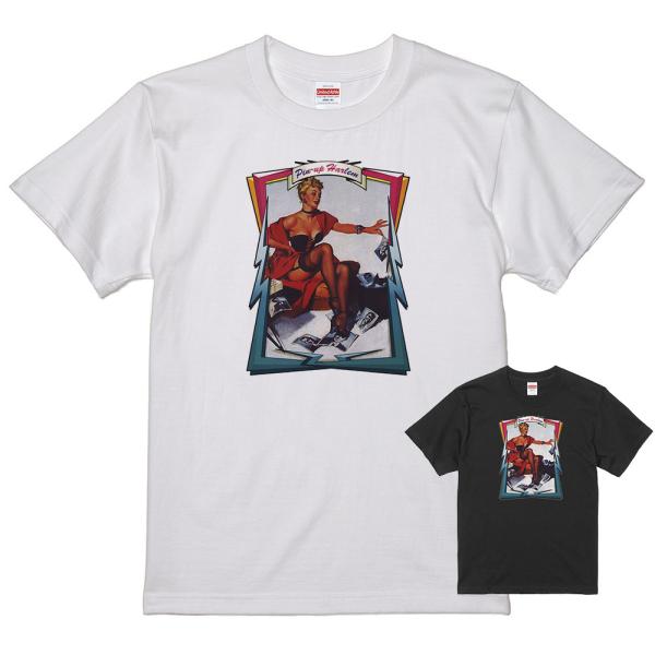 ピンナップガール Ｔシャツ 白 77  50's ヌード ロカビリービンテージ オールディーズ ドゥ...
