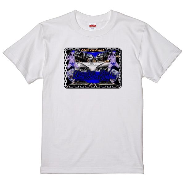 ローライダー チカーノ Tシャツ 64 白 ミューラル ギャング アメ車 ホッパー メキシカン フリ...