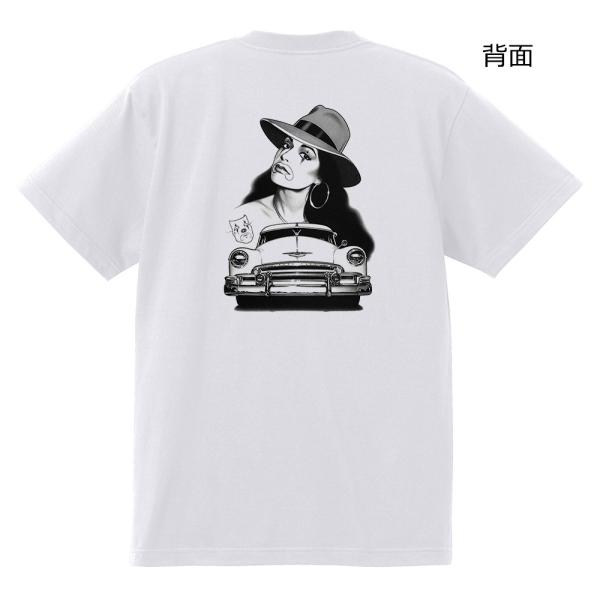 ローライダー HIPHOP系 Tシャツ 白 75 アメ車 ギャング オールドスクール ズートスーツ