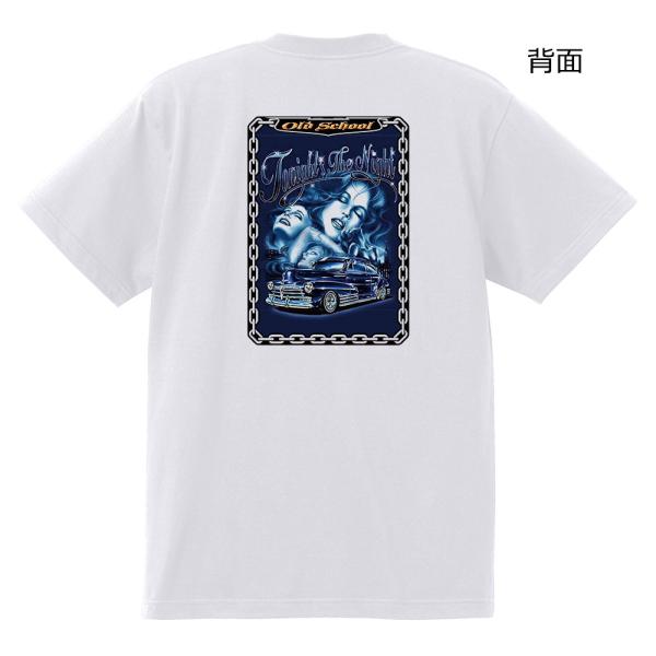 ローライダー Tシャツ 85 白 ミューラル インパラ アメ車 1946 1947 1948 フリー...