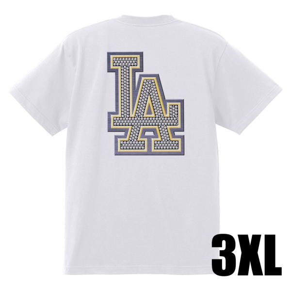 3XL XXXL LA ローライダーTシャツ 白地 HIPHOP ギャング アメ車 メキシカン チカ...