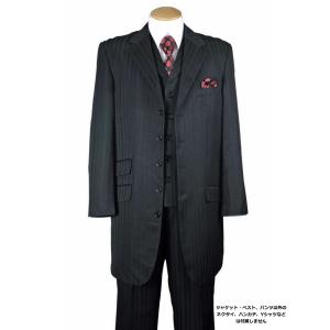 ZOOT SUITS ズートスーツ 黒 ブラック  42L 36L  (29198V) 新品 ストラ...