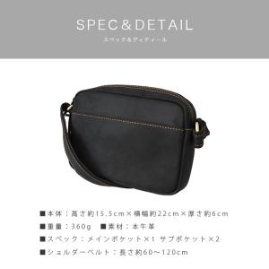 サコッシュ レザーバッグ ポーチ ショルダーバ...の詳細画像2