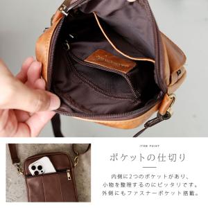レザーバッグ メンズ ショルダーバッグ サコッ...の詳細画像4