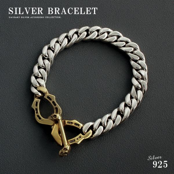 ブレスレット メンズ シルバー925 チェーン 喜平 チェーンブレスレット シンプル おしゃれ 高級...