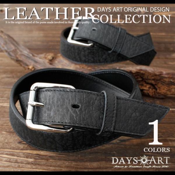 ベルト メンズ 本革 高級バッファローレザー ハンドメイド 肉厚レザーベルト カジュアル