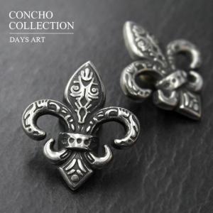コンチョ シルバー925製 ネジ式 パーツ 天然石 : 革財布・シルバー専門