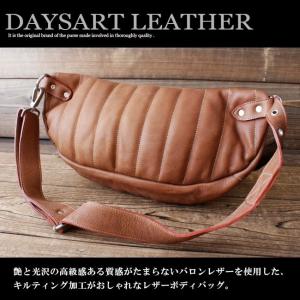 ボディバッグ 本革レザー メンズ ウエストバッ...の詳細画像1