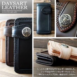 長財布 メンズ 本革レザー 二つ折り サドルレ...の詳細画像2