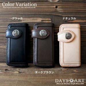 長財布 メンズ 本革レザー 二つ折り サドルレ...の詳細画像4