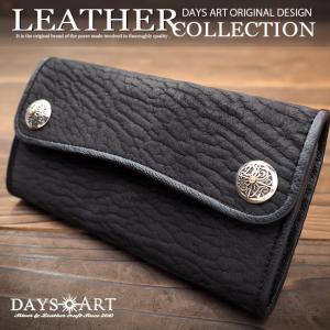 所作✖️DAN 黒 レザー 長財布 DAYSART（デイズアート） 財布 メンズ 長財布 本革 レザー ブラック