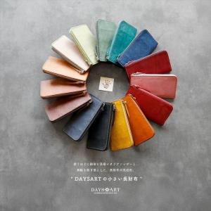 小さい長財布 レザーウォレット L字ファスナー...の詳細画像1