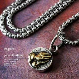 good vibrations ネックレス シルバー925 メンズ 般若 和柄 チェーン