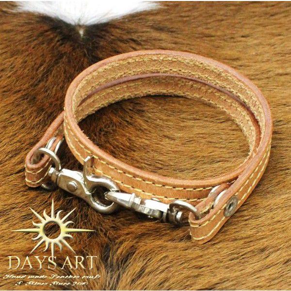 ウォレットチェーン ウォレットロープ シンプル サドルレザー 本革 牛革 ナチュラル メンズ