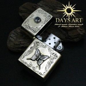 Zippo ジッポ アーマーモデル 真鍮製 ブラス バタフライ